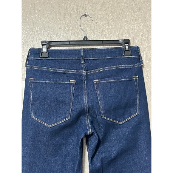 Old Navy Women's Wow Boot Cut Cowgirl Jeans Blue Mid Rise Cotton 6 Petite New - Picture 6 of 13